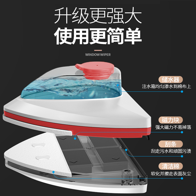 擦玻璃神器擦窗家用双面高层双层窗外窗户器清洁家政专用工具刮刷