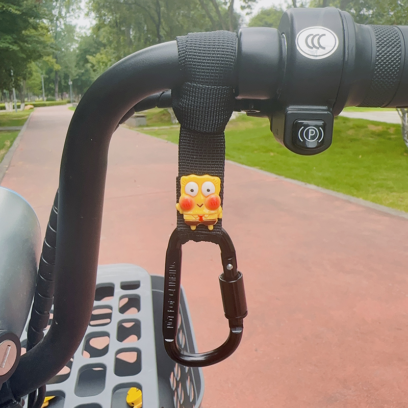 电动车挂钩前置通用电瓶自行车挂物钩安全帽外送万能挂扣专用可爱