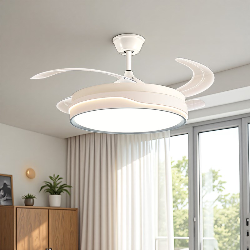 隐形风扇灯已接入米家APP智能客厅电扇照明一体变频餐厅吊扇灯具