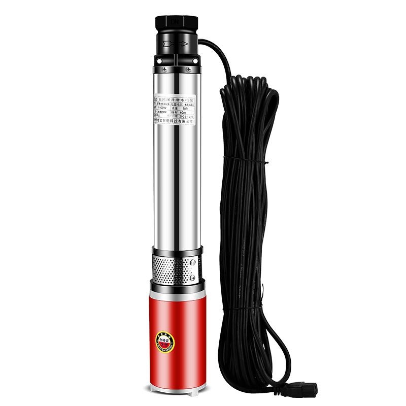直流潜水泵24V48V60V72V电瓶车电动车深井水泵小型灌溉农用抽水机