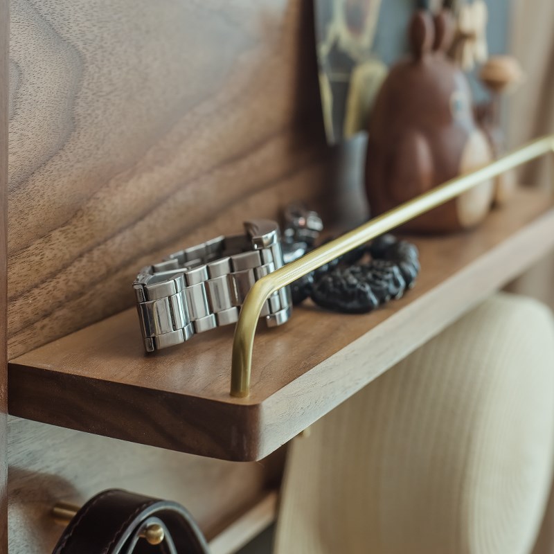 电表箱盒遮挡装饰画2024新款新中式实木配弱电闸箱遮丑盖板置物架