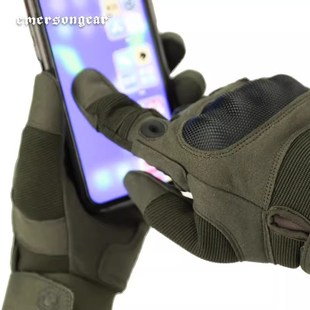 爱默生战术手套触屏全指硬壳防护登山防寒手套骑行减震半指手套