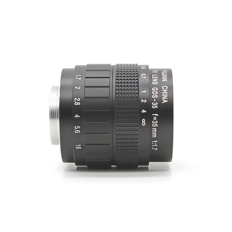 工业镜头35mm定焦2/3英寸可搭配微单相机C口监控器材配件FA镜头