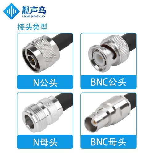BNC转N公母头SYV50-5(5D-FB)转接线BNC转N连接线同轴馈线电缆