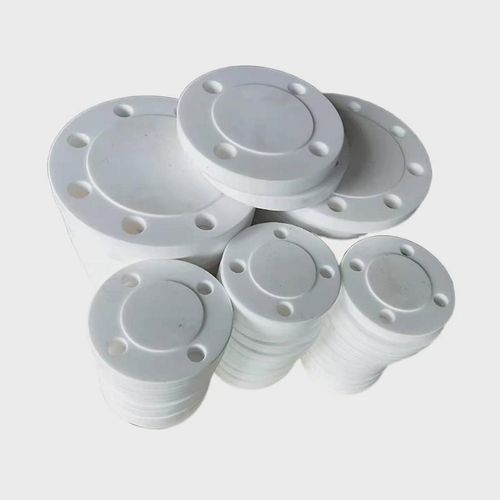 白色聚四氟乙烯法兰定制机械密封垫片按需四氟法兰垫片