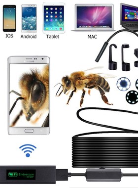 500万WIFI内窥镜 工业管道汽修开锁高清内窥镜1200P 窥镜直插盒子