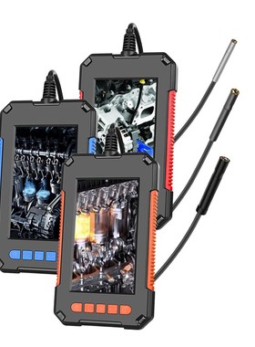自带屏3.9mm镜头内窥镜高清防水LED灯工业管道汽车检测USB内窥镜