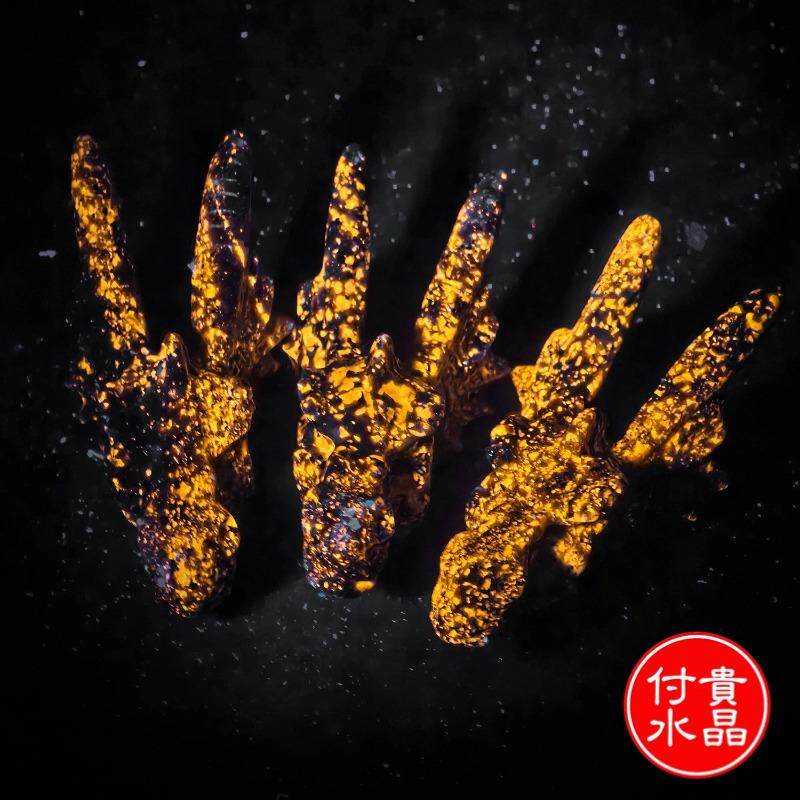 厂家跨境龙头天然水晶矿石火焰石龙头摆件雕刻件家居桌面水晶送礼
