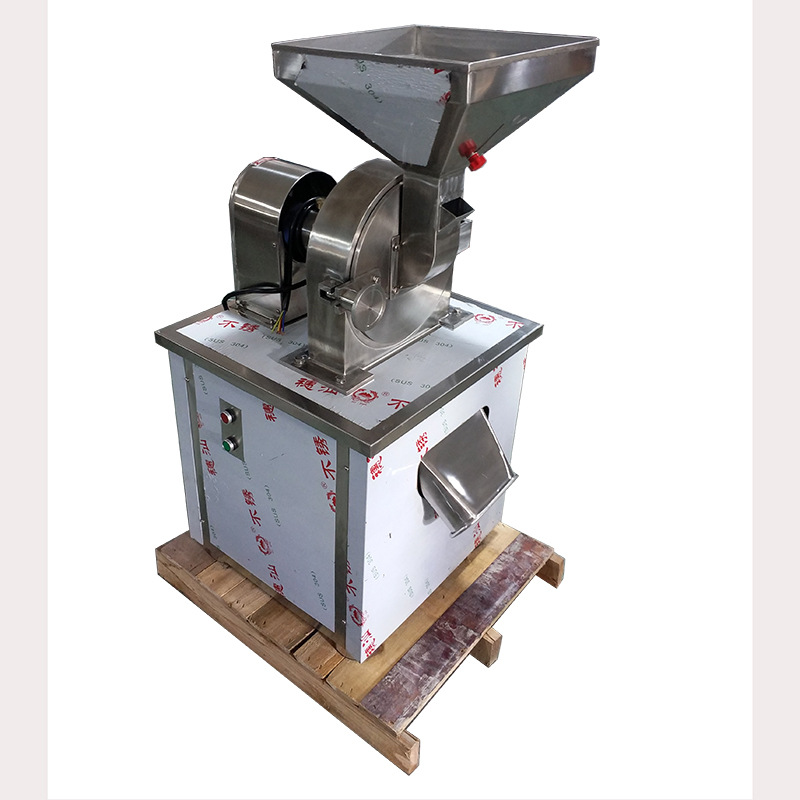 定制304不锈钢涡轮粉碎机白糖树叶调料化工五谷辣椒大功率电动