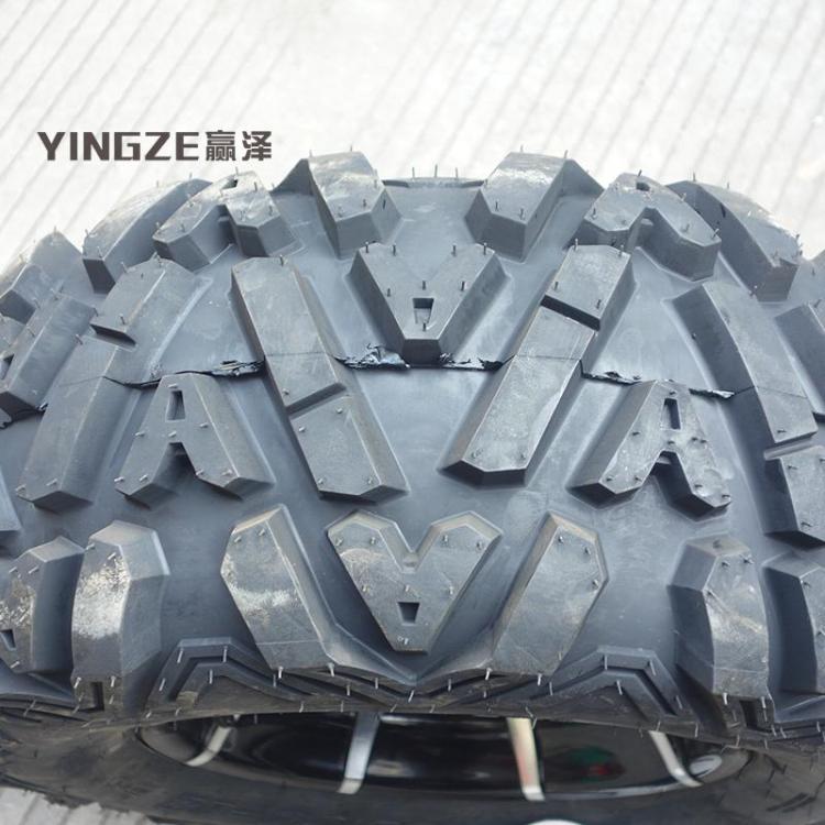 四轮越野卡丁车沙滩车配件25X8-12寸25X10-12寸轮胎轮毂A字真空胎