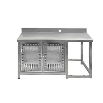 不锈钢橱柜厨房煤气罐三层工作台商用家用操作台多功能一体储物柜