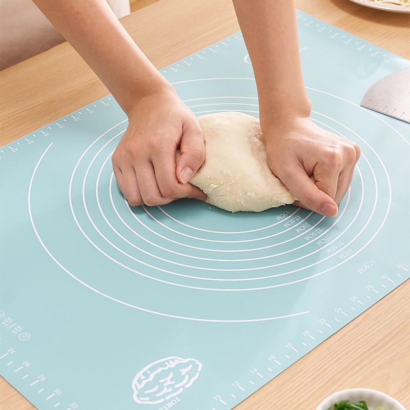家逸硅胶揉面垫加厚食品级硅胶垫面板家用擀面烘焙案板塑料和面垫