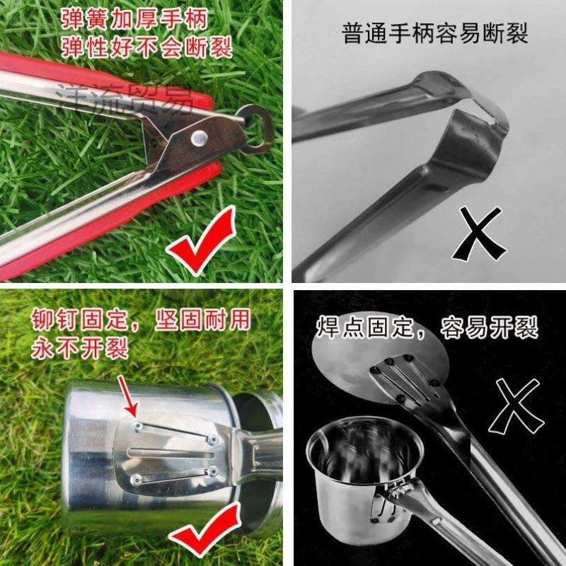 特厚不锈钢弹簧款摘酸枣神器工具采摘山果山枣小枣摘果器加厚新款