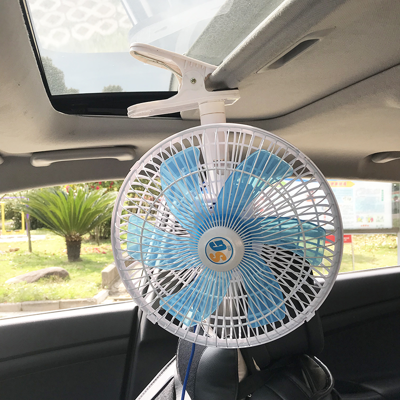 车载风扇24v12v大货车轮渡船大风力强力制冷汽车用电风扇坐式静音