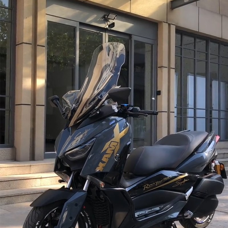 天飞仕适用于雅马哈XMAX300改装风挡前挡风加高风挡配件加宽护胸