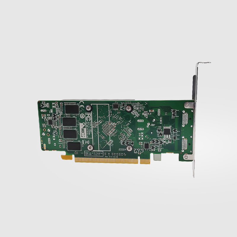 多屏显卡双HDMI4K高清小机箱半高刀卡HTPC监控炒股投影扩展拼接卡