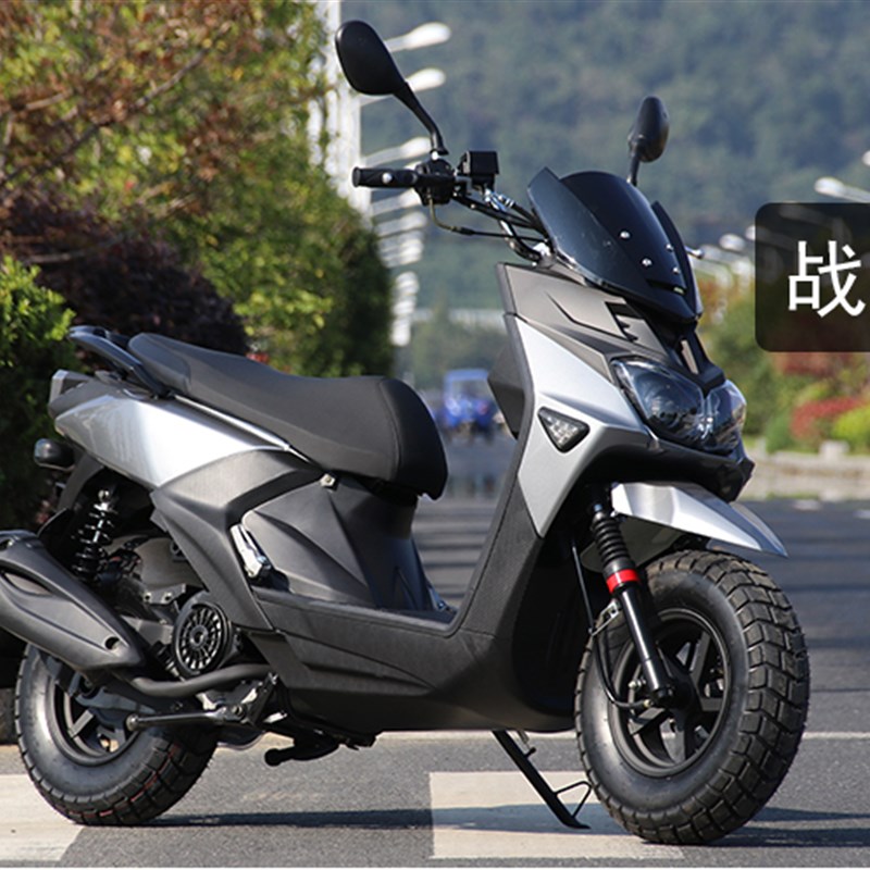 金狮路虎150CC燃油踏板车复古越野摩托车国四电喷助力整车可上牌