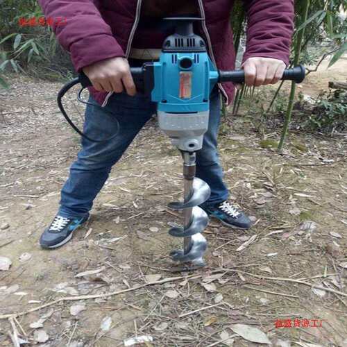 电锤冲击钻电钻水钻打孔机专用电动工具大棚打桩工程打孔螺旋钻头