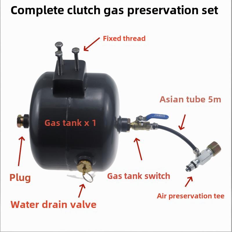 货车离合器保气三通神器冬天保气系统加装离合器三通储气罐套装全