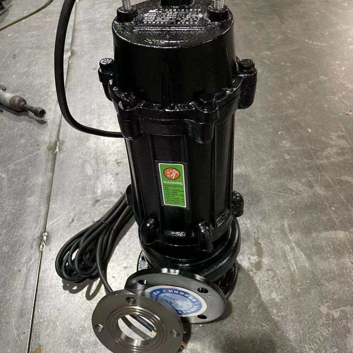 50JYWQ15-20-2.2KW自动搅匀泵用于工地抽水、企业排污、地下降水