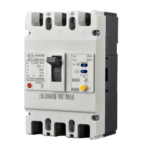 上海人民 CM1LE 漏电保护器 断路器 大功率开关 380V 三相四线