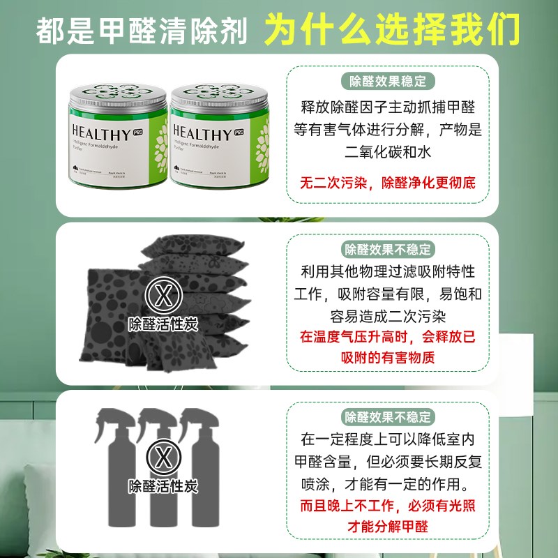 山山除甲醛果冻新房家用去吸异味清除剂强力型空气净化器魔盒神器