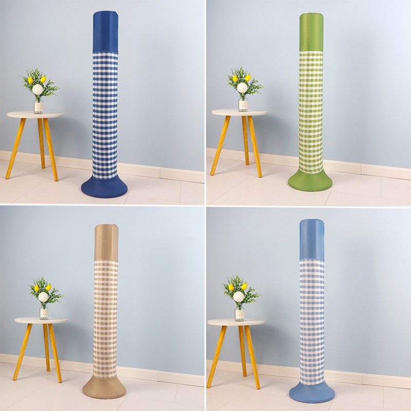 塔扇防尘罩全包通用立式风扇防尘罩家用新款格子弹力布塔式风扇罩