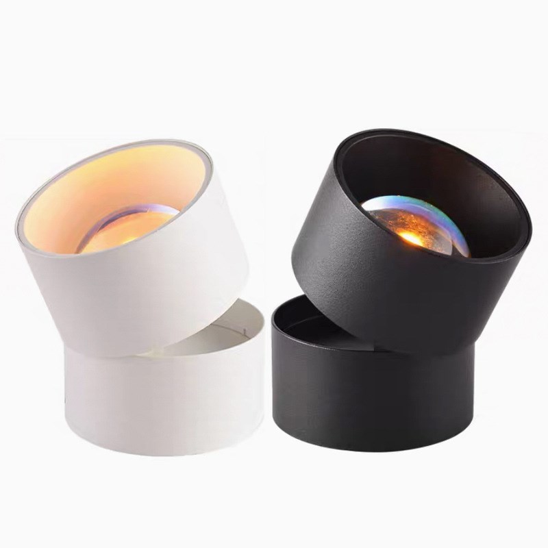 明装射灯日不落射灯洗墙可调角度家用客厅玄关照画氛围灯商铺照明