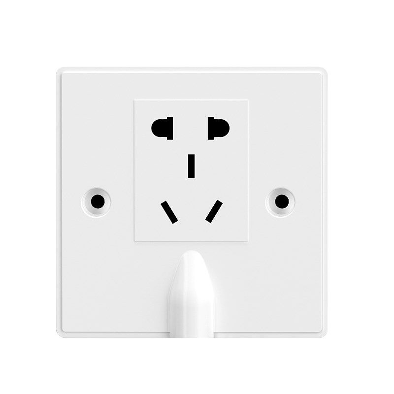 五孔线盒家用白色面板多孔暗装一开五孔墙壁插座