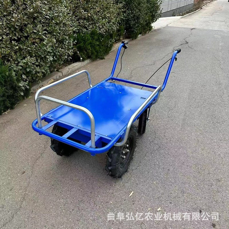 电动三轮车四轮车山地丘陵运输车家用推粮食工地搬砖上料鸡公车