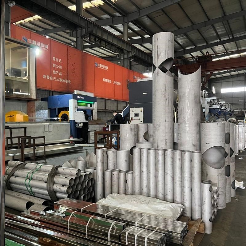 304白钢管不锈钢工业管无缝管空心圆管厚壁管加厚激光切割切零