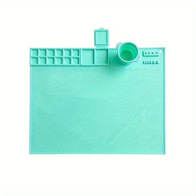 跨境爆款硅胶画垫儿童涂鸦油画垫可擦可水洗美术绘画垫硅胶调色板,文具电教/文化用品/商务用品,调色板,淘宝优惠券,粉丝福利购,淘宝优惠卷