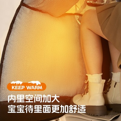 分体亲子款电动车挡风被冬季加绒加厚电瓶摩托车保暖防风四季通用