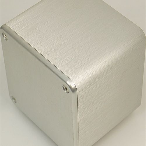 110*110全铝合金外壳变压器屏蔽罩功率放大器放大器罩牛皮放大器