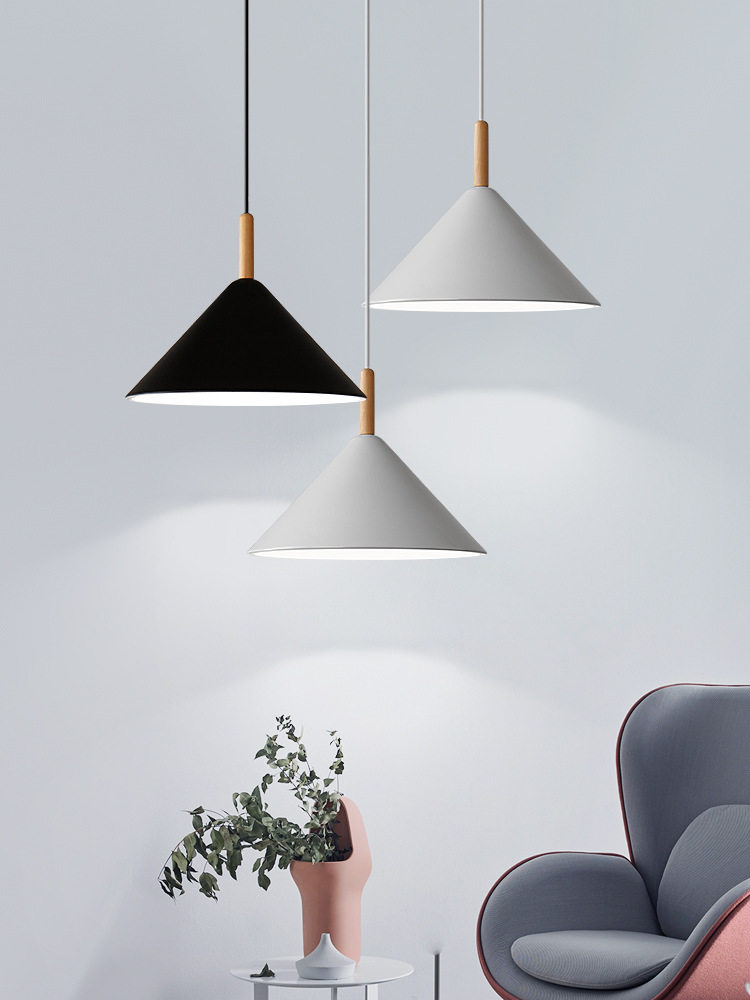餐厅灯吊灯简约现代创意个性铁艺卧室吊灯灯具北欧床头吊灯卧室灯