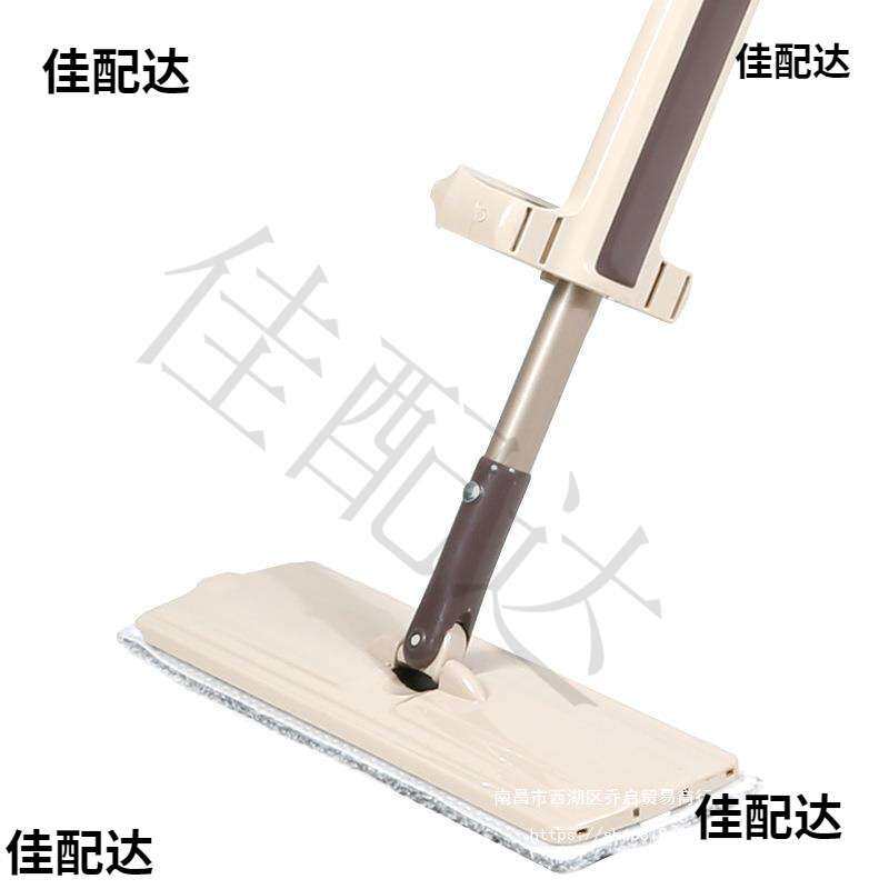 宝家洁免手洗平板拖把家用瓷砖地旋转拖地干湿两用懒人地拖布