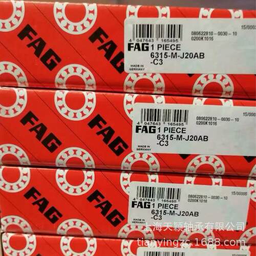 FAG轴承 FAG 6315 6315M 6315-M-J20AB-C3 舍弗勒FAG电绝缘轴承