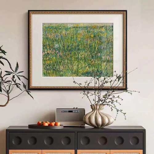 《繁花》油画法式艺术客厅清新装饰画餐厅玄关卡门柜欧式复古挂画