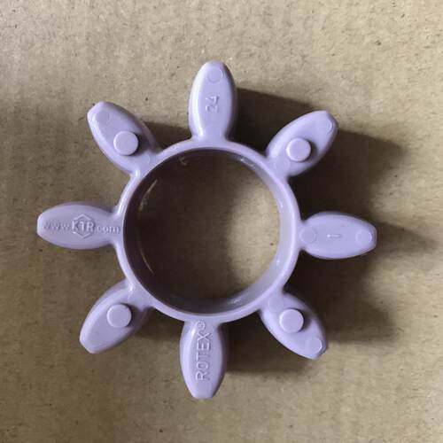ROTEX38外径80联轴器减震缓冲垫子八角弹性体8瓣梅花圈内径38胶块