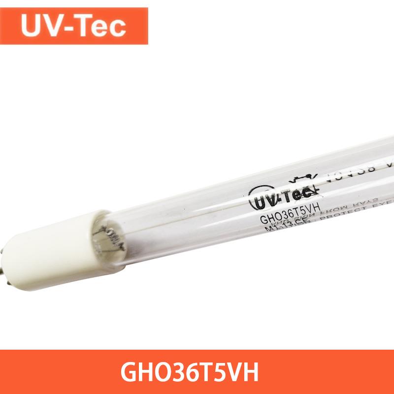 紫外线消毒灯管UV-TEC GHO843T5L/4P水处理杀菌灯管单端四针80W