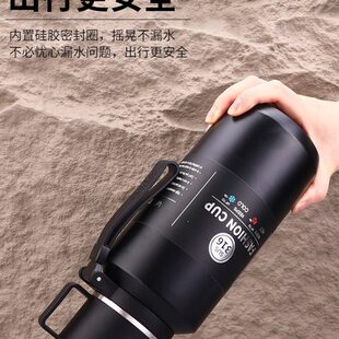 手提便携户外杯盛源泡茶杯大容量男316不锈钢保温杯运动学生水杯