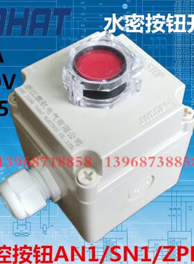 S 按钮开关断Z遥控开关切紧急P按钮开关 密防水AN1B10N1-船用A1水