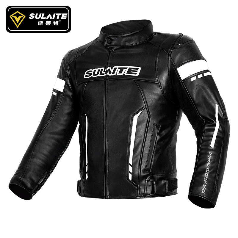 摩托车骑行服男皮衣四季防风复古机车夹克保暖防水防摔越野赛车服