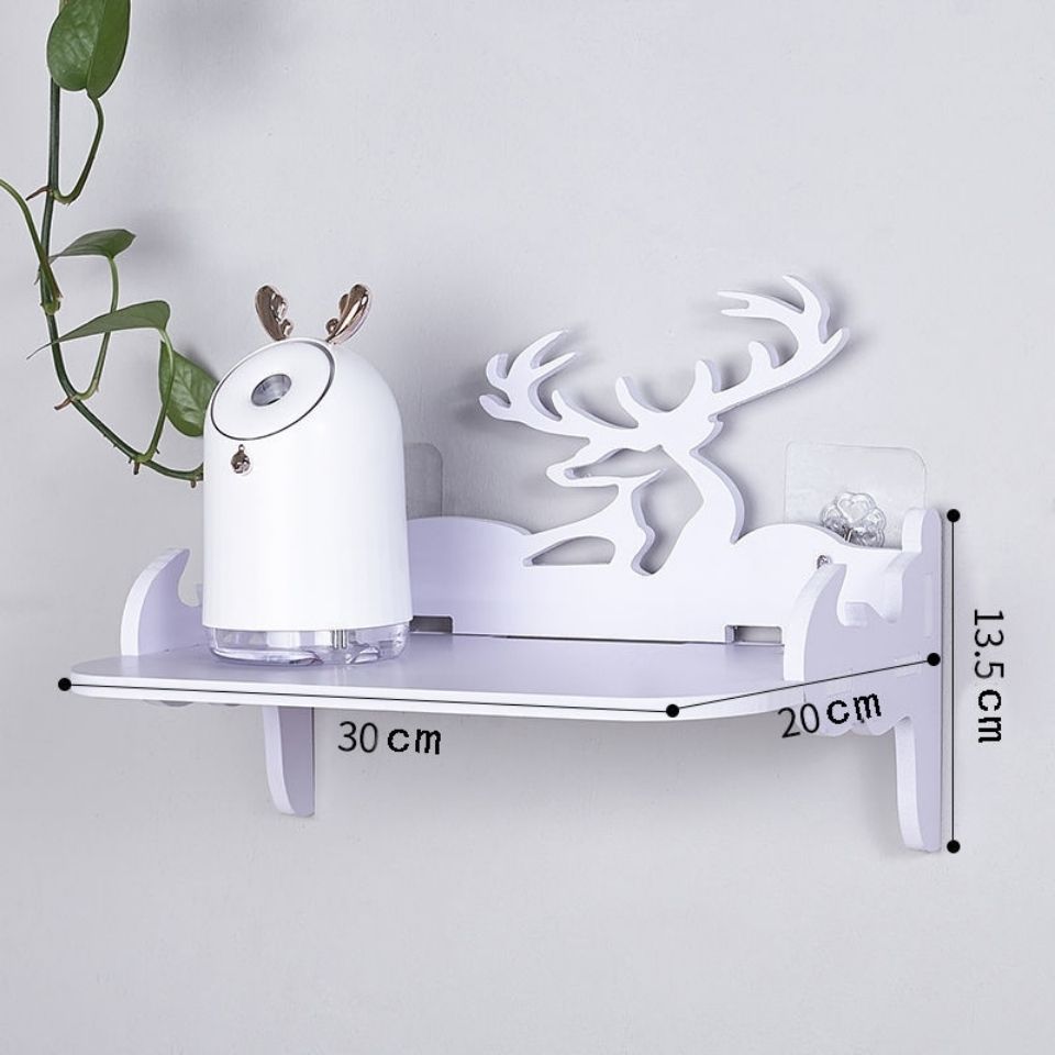 免打孔摄像头墙上置物架监控支架路由器机顶盒收纳架wifi放置架