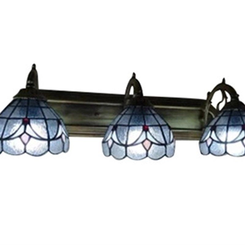 3头壁灯卧室床头镜前灯浴室阳台灯欧式蒂凡尼时尚简约创意灯具