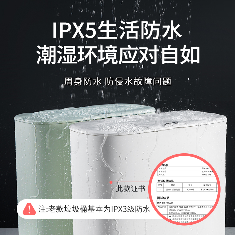 家用智能感应式垃圾桶客厅卧室厨房卫生间自动带盖创意垃圾桶大号