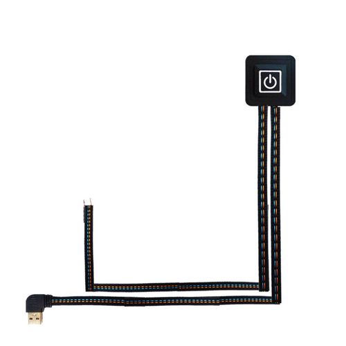 三档调温控开关5VUSB电加热衣服马甲背心护腰护膝硅胶防水可水洗