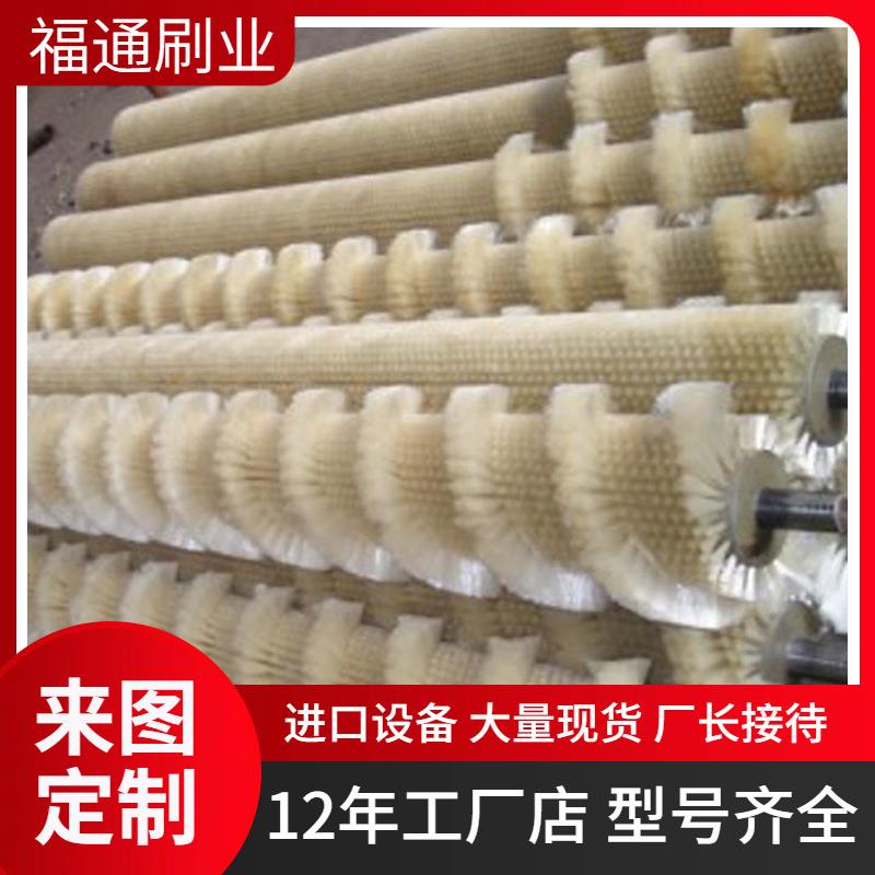 生产工业机械用毛刷辊清洗毛刷辊异形清洗机毛刷辊 螺旋毛刷辊
