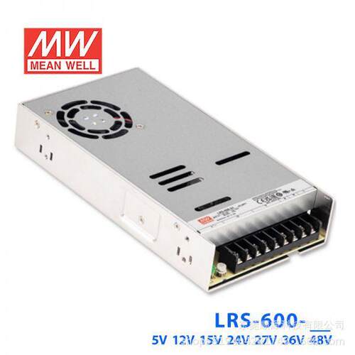 明纬开关电源LRS-600-12V24V5V15V27V36V48V 直流600W电机驱动SE