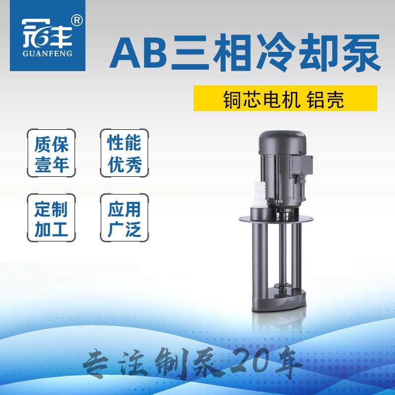 机床冷却泵 机油泵40W车床泵AB-25/AB-100机床油泵三相电泵